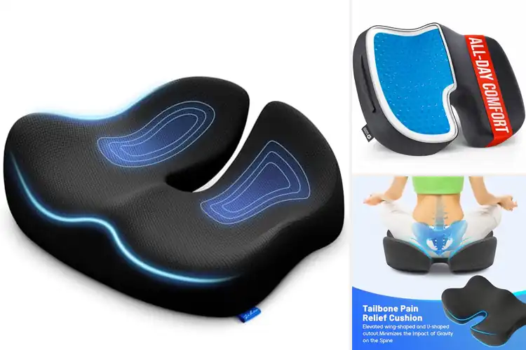 Detailed view of 10 Best Desk Cushions For Hemorrhoids: Sit Pain Free