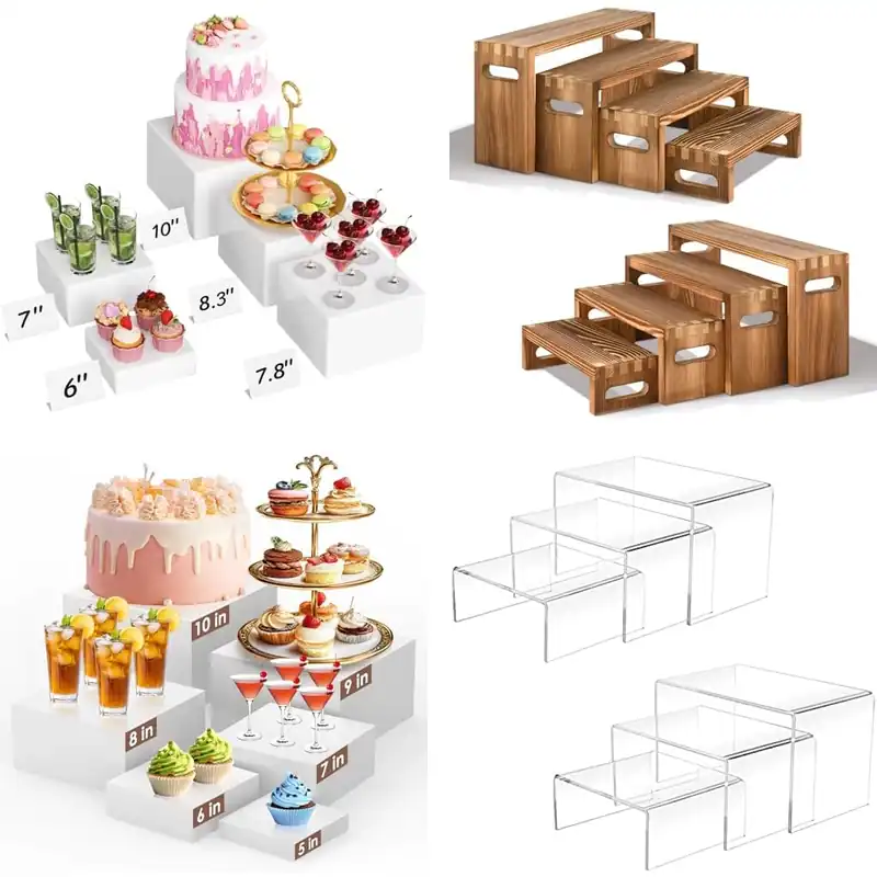 10 Best Dessert Table Risers to Elevate Your Display Instantly