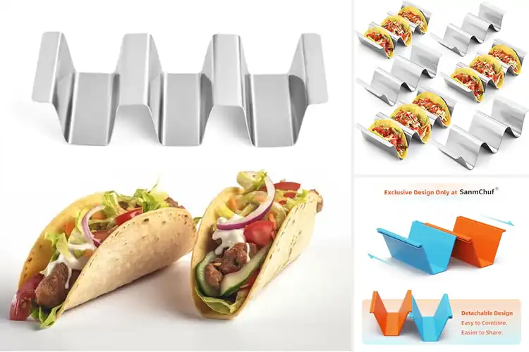 Detailed view of Best Dishwasher Ready Taco Holder Set