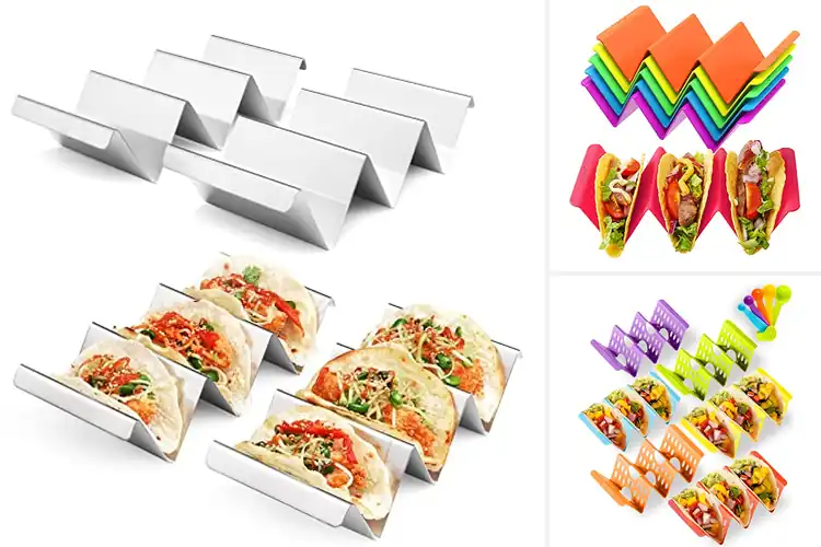 Detailed view of Best Dishwasher Safe Taco Rack