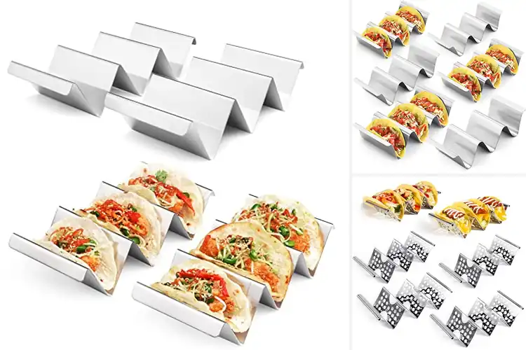 Detailed view of Best Dishwasher Safe Taco Racks