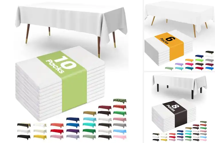 Detailed view of 10 Best Disposable Party Tablecloths for Effortless Cleanup