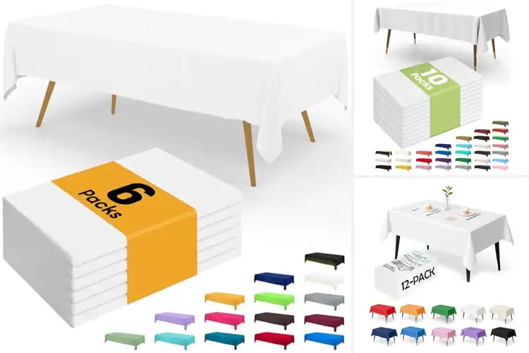 Detailed view of 10 Best Disposable Tablecloths for Cleanup – Easy Cleanup