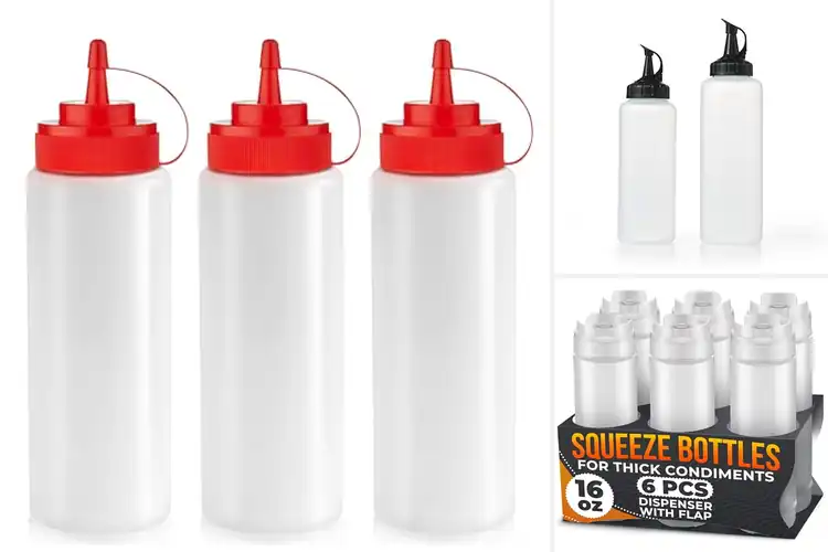 Detailed view of Best Dressing And Syrup Bottles