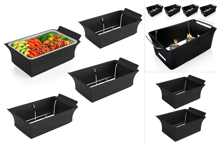 Detailed view of 10 Best Durable Buffet Wind Guards to Keep Food Warm & Fresh