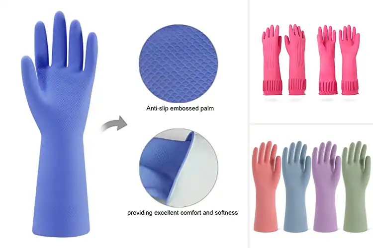 Detailed view of 10 Best Durable Kitchen Gloves for Easy Grip