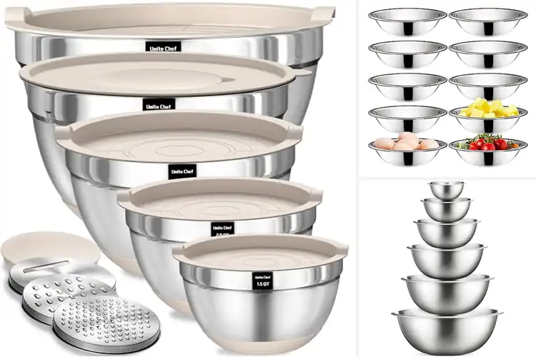 Detailed view of Best Durable Stainless Steel Bowls