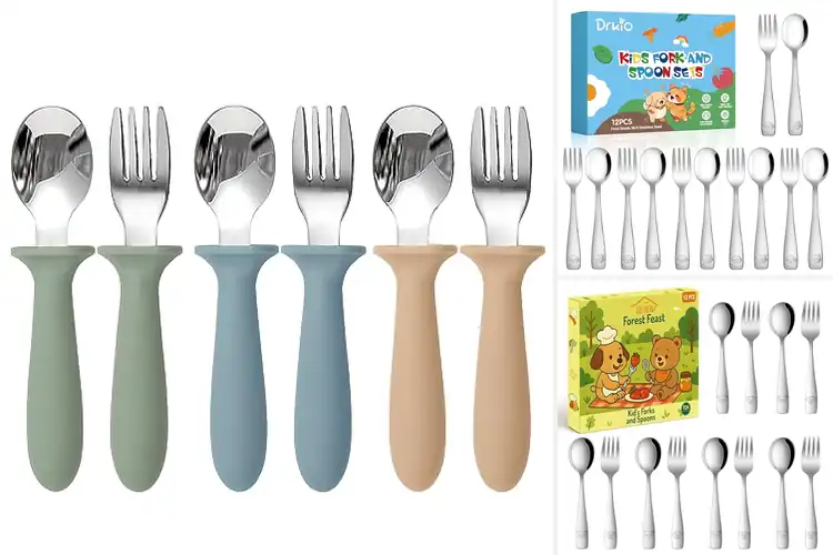 Detailed view of Best Easy Clean Kids Silverware Sets
