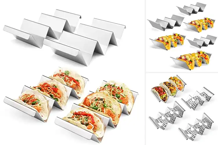 Detailed view of Best Easy Fill Taco Stands For Neat Tacos