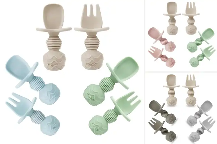 Detailed view of Best Ergonomic Baby Utensil Handles