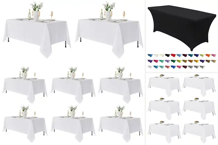 Detailed view of 10 Best Event Tablecloths: Wrinkle-Free & Impressive