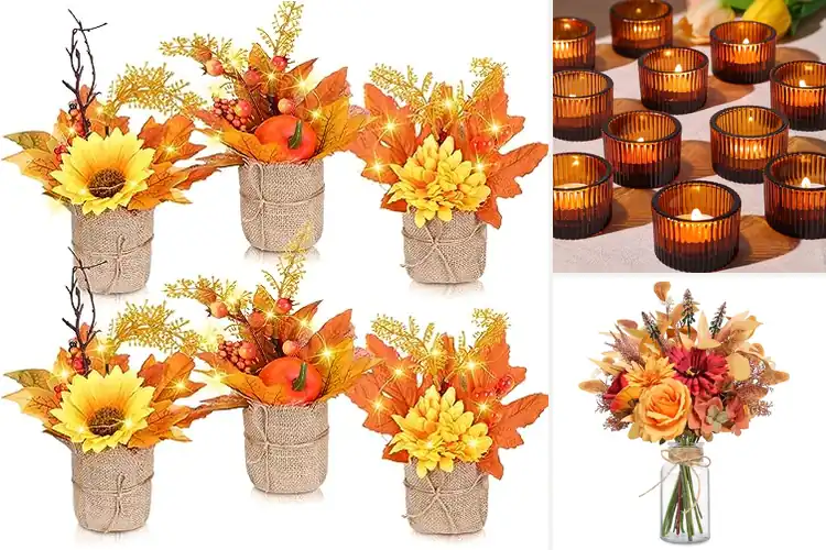 Detailed view of 3 Best Fall Party Centerpieces to Wow Your Guests