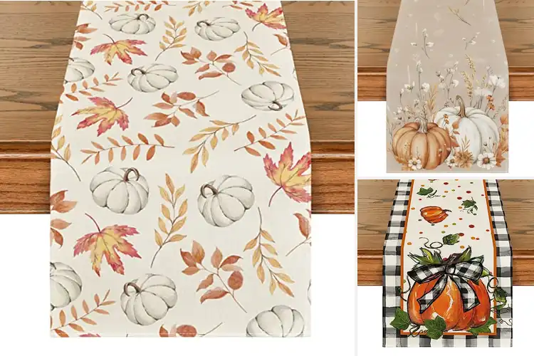 Detailed view of 10 Best Fall Runners: Elevate Your Dining Experience