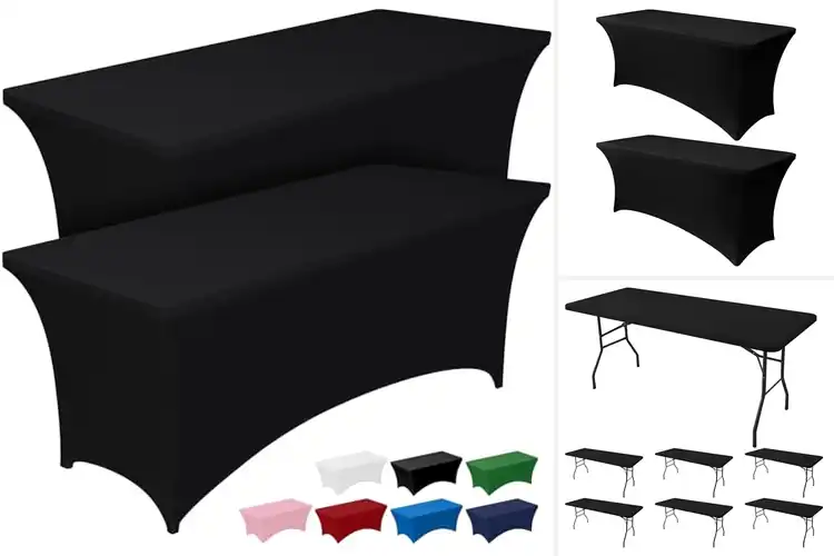 Detailed view of 10 Best Fitted Tablecloths: Stay Put Outdoors, Easy Cleanup