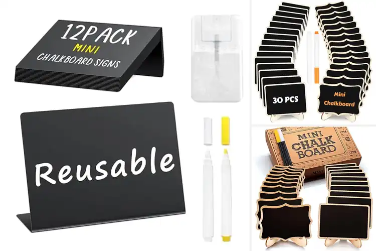 Detailed view of 10 Best Food Safe Chalkboard Signs For Buffet: Top Picks