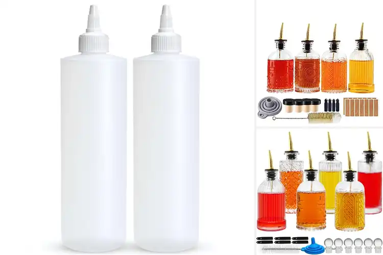 Detailed view of Best food storage bottles for syrups