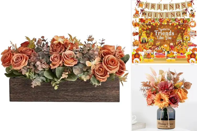 Detailed view of Best Friendsgiving Centerpiece Decor