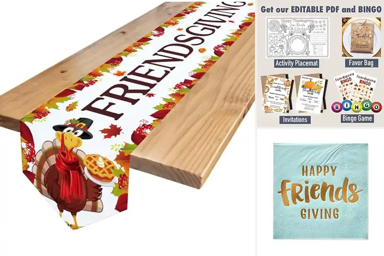 Detailed view of Best Friendsgiving Decor