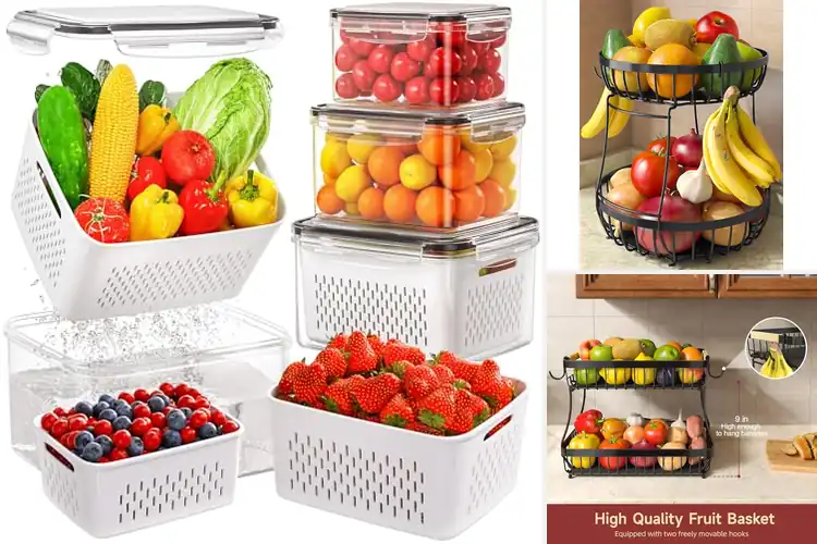 Detailed view of Best Fruit Bowl Storage