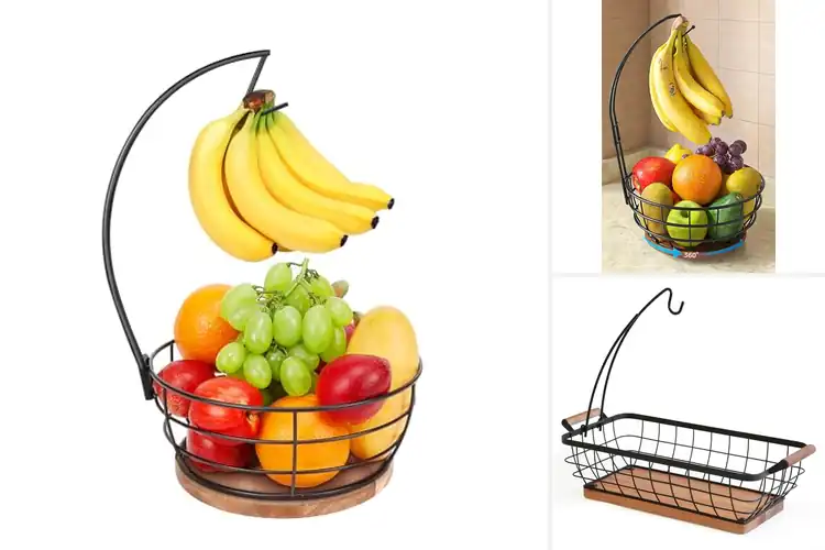 Detailed view of Best Fruit Bowl With Banana Hanger