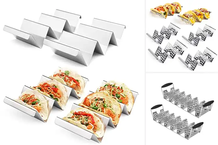 Detailed view of Best Grill Safe Taco Racks