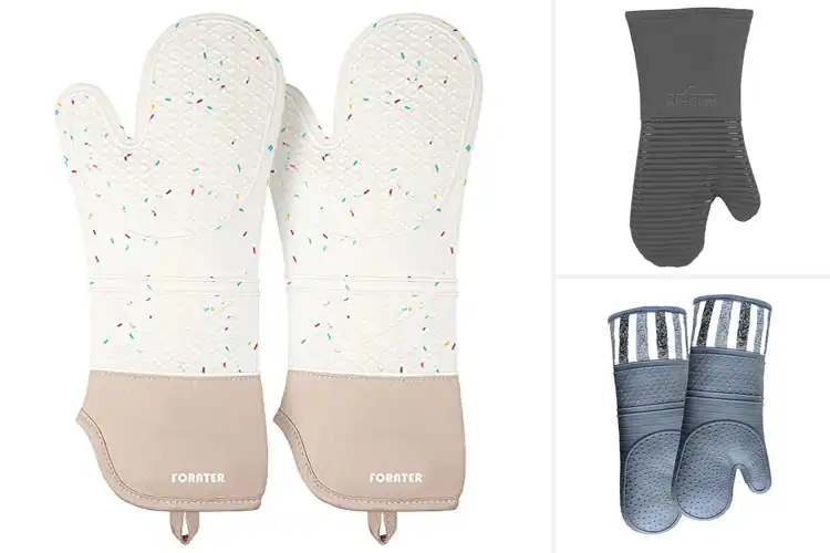 Detailed view of Best Heat Safe Mitts 500 Degrees