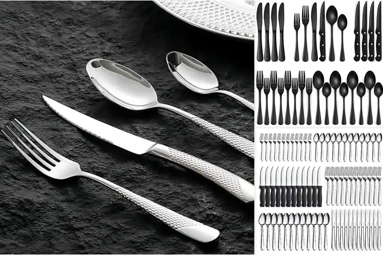 Detailed view of Best Home And Restaurant Silverware Sets