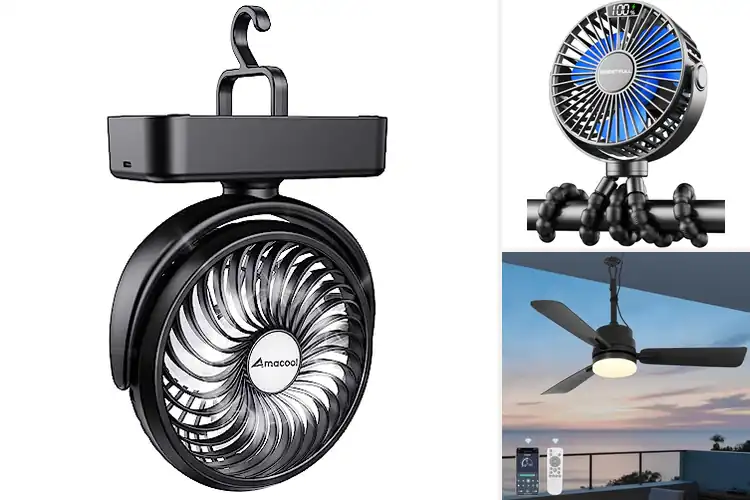Detailed view of 10 Best Hook Fans for Cool Breezy Tent Nights
