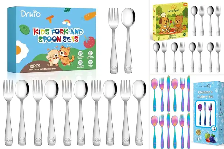 Detailed view of Best Kids Cutlery Sets