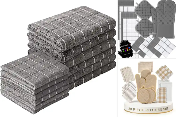 Detailed view of 10 Best Kitchen Dish Cloths Set: Effortless Cleanup