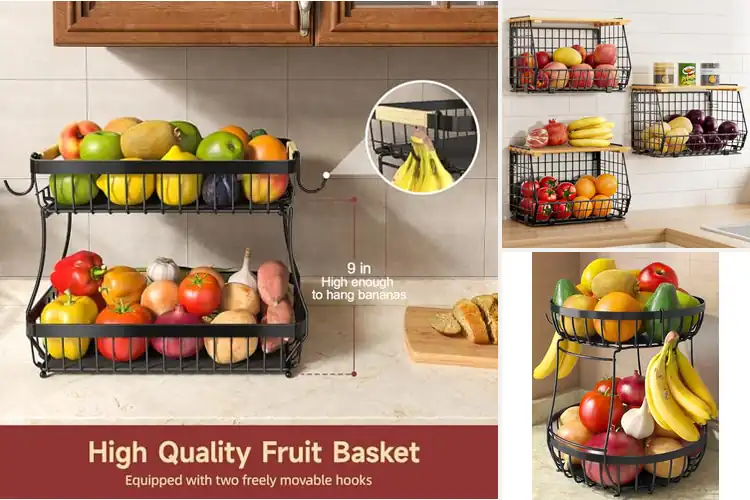 Detailed view of Best Kitchen Fruit Baskets