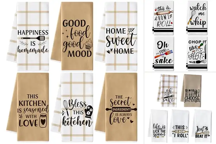Detailed view of Best Kitchen Gift Set Dish Towels: Style Meets Function