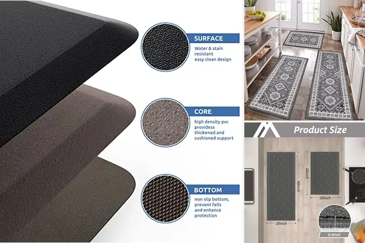 Detailed view of 10 Best Kitchen Rugs: Style & Comfort