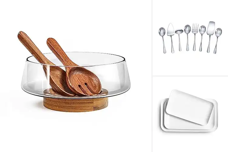 Detailed view of 10 Best Large Serving Sets to Elevate Your Gatherings
