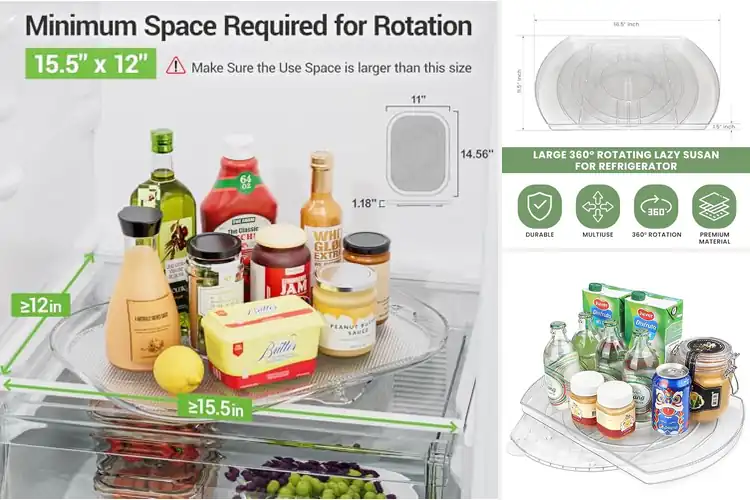 Detailed view of Best Lazy Susans For Refrigerators