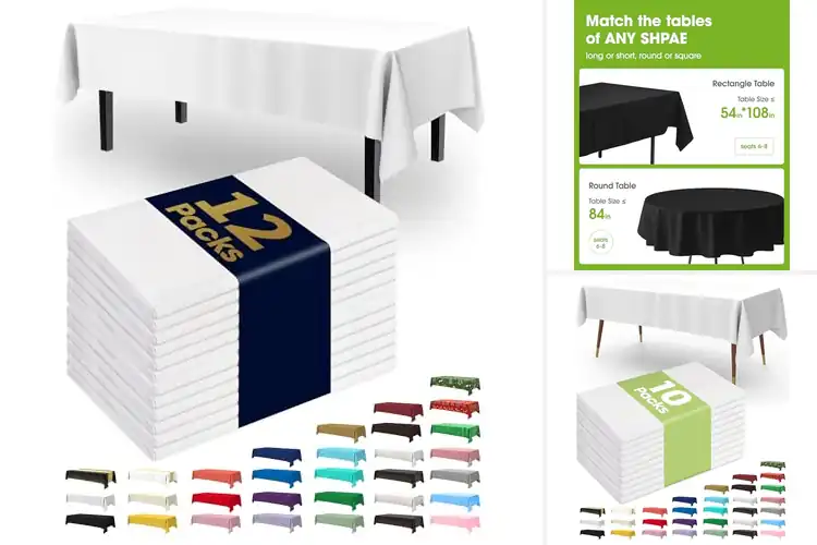Detailed view of 10 Best Leakproof Tablecloths: Spill-Free Dining