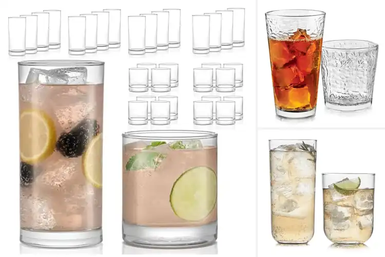 Detailed view of Best Lightweight Glassware Sets