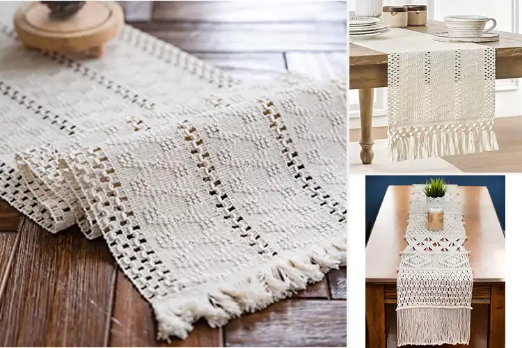 Detailed view of Best Macrame Table Runners