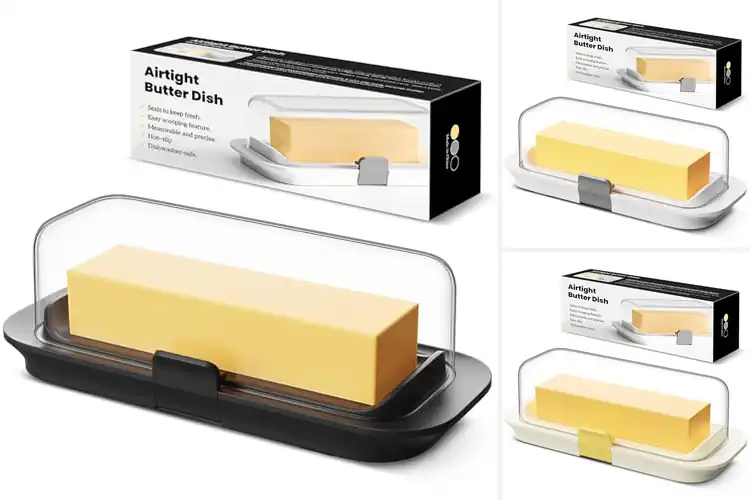 Detailed view of Best Microwave Safe Butter Storage