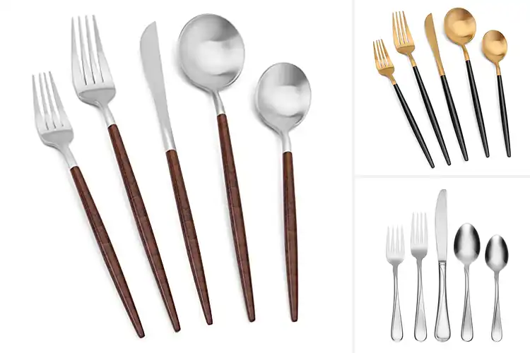 Detailed view of Best Mid-Century Chic Flatware Sets