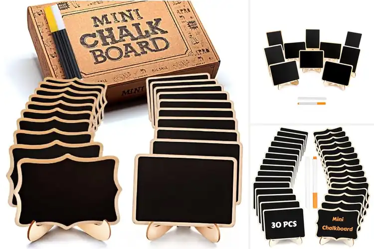 Detailed view of 10 Best Mini Chalkboard Signs For Buffet: Elevate Your Setup