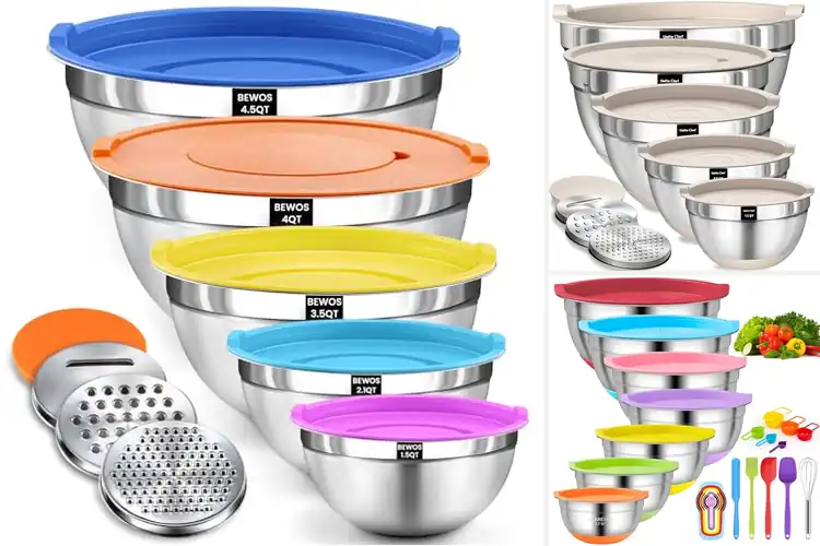 Detailed view of Best Multi-Size Mixing Bowl Sets