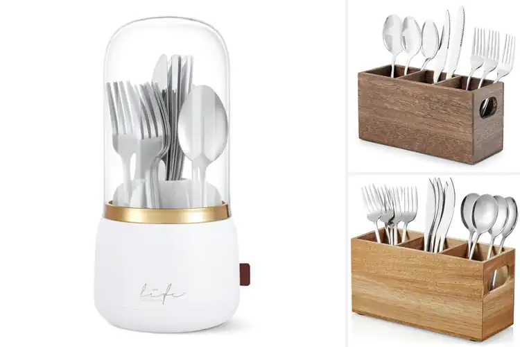 Detailed view of Best Multi Slot Utensil Holder