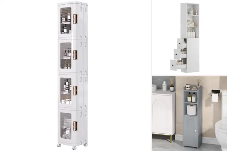 Detailed view of Best Narrow Cabinet Space Saver