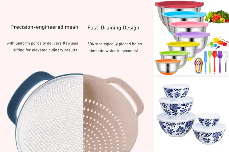 Detailed view of Best Nesting Bowls For Space Saving