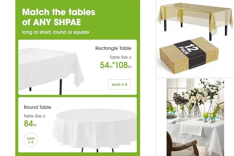Detailed view of 10 Best Occasion Tablecloths: Elevate Your Gatherings