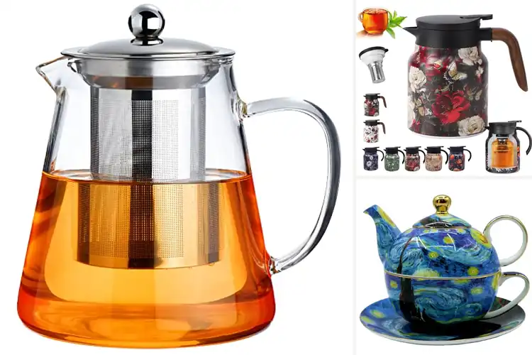 Detailed view of Best One Handed Tea Pot Designs: Brew & Serve with Ease
