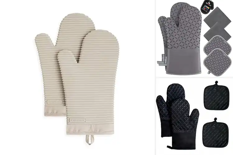 Detailed view of 10 Best Oven Mitt Sets for Peaceful Kitchen Cooking