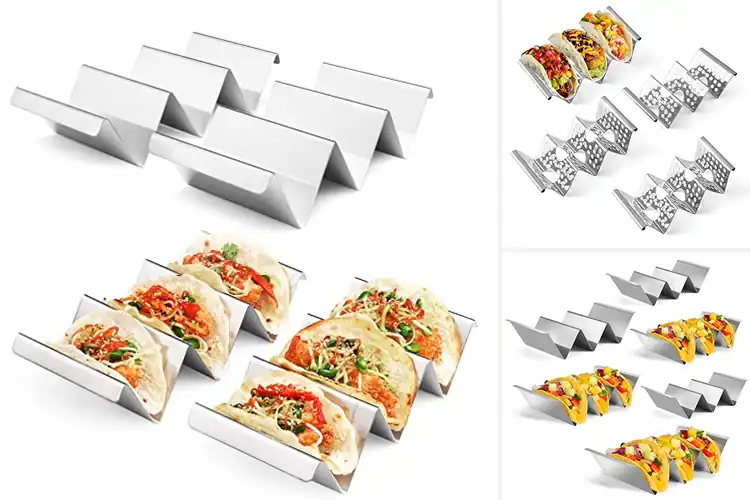 Detailed view of Best Oven Safe Taco Holder