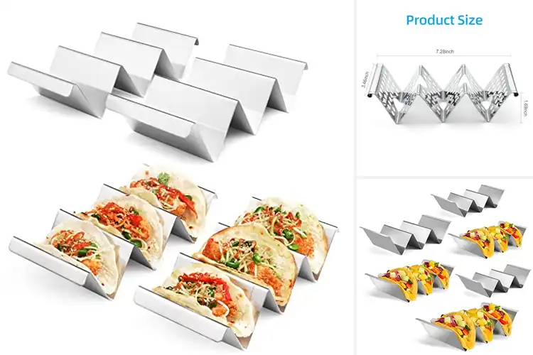 Detailed view of Best Oven Safe Taco Holders